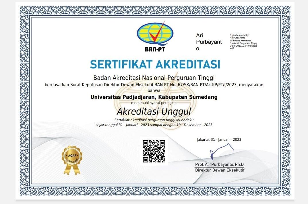 akreditasi antropologi unpad