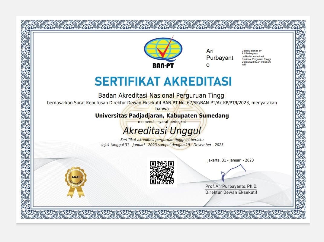 akreditasi antropologi unpad
